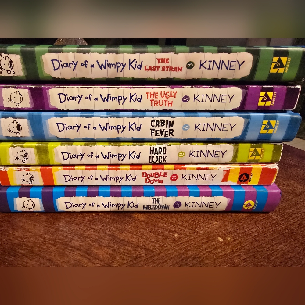 6 Diary of a Wimpy Kid Books. Favorite Series Of Grade School Readers